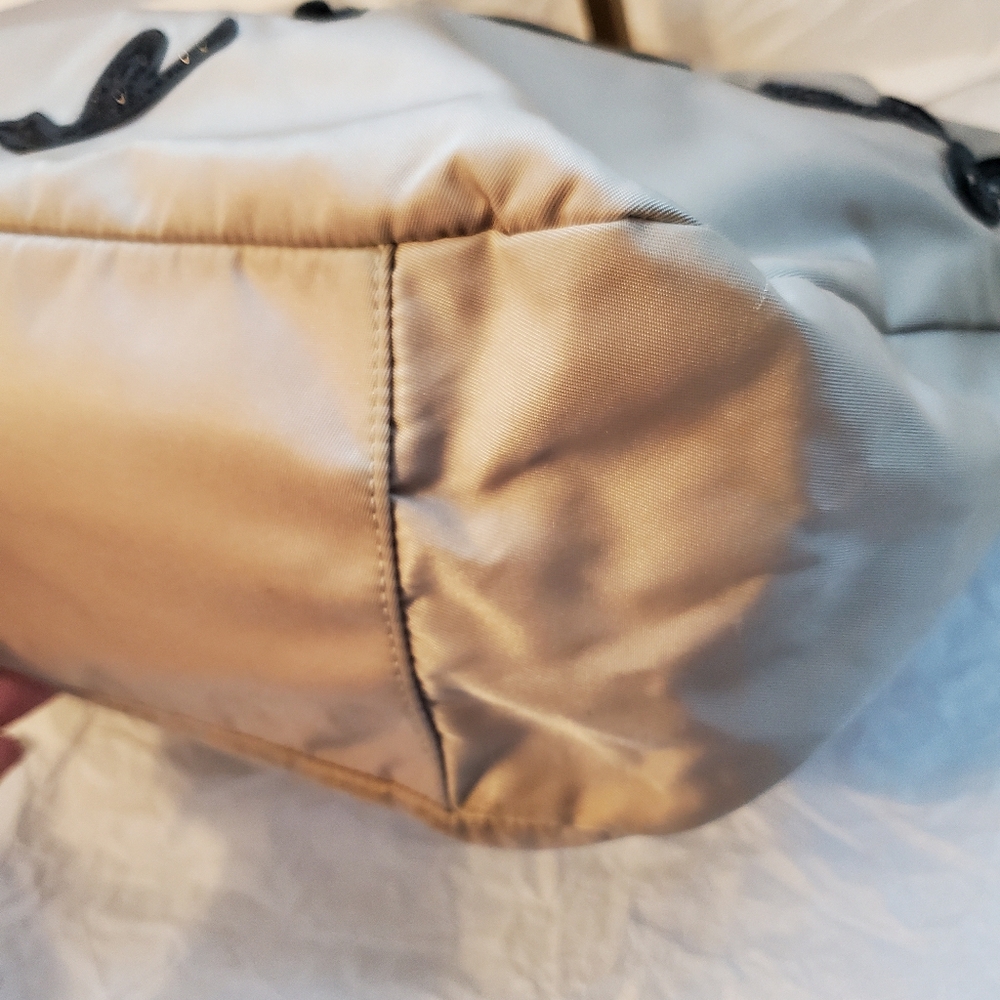 Salvatore Ferragamo Beige Nylon Top Handle Bag - Picture 14 of 16